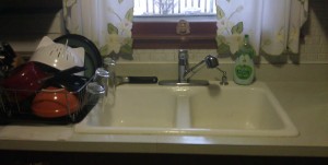 sink after